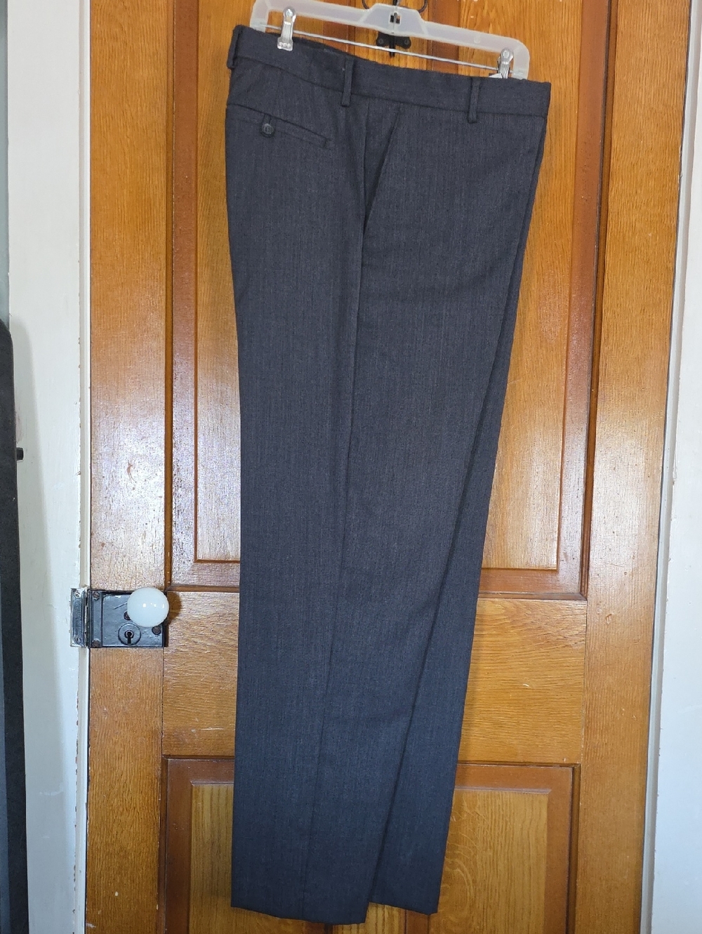 Banana Republic Dark Charcoal Wool Dress Pants